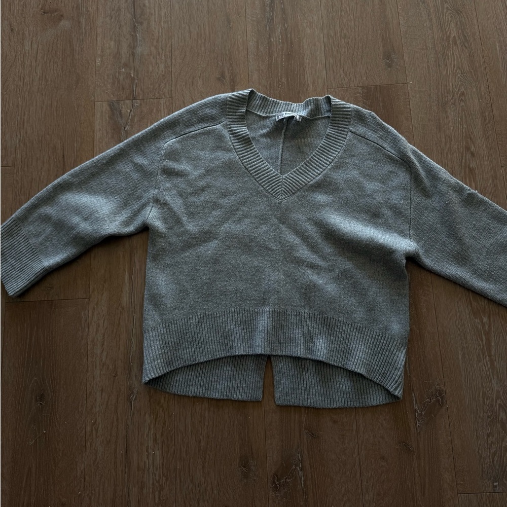 Grey Bandit Knit Top - Heather Sage Grey